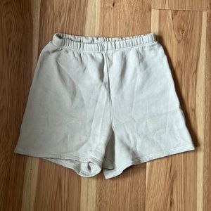 Joah Brown Fitted Sweat Shorts Sahara